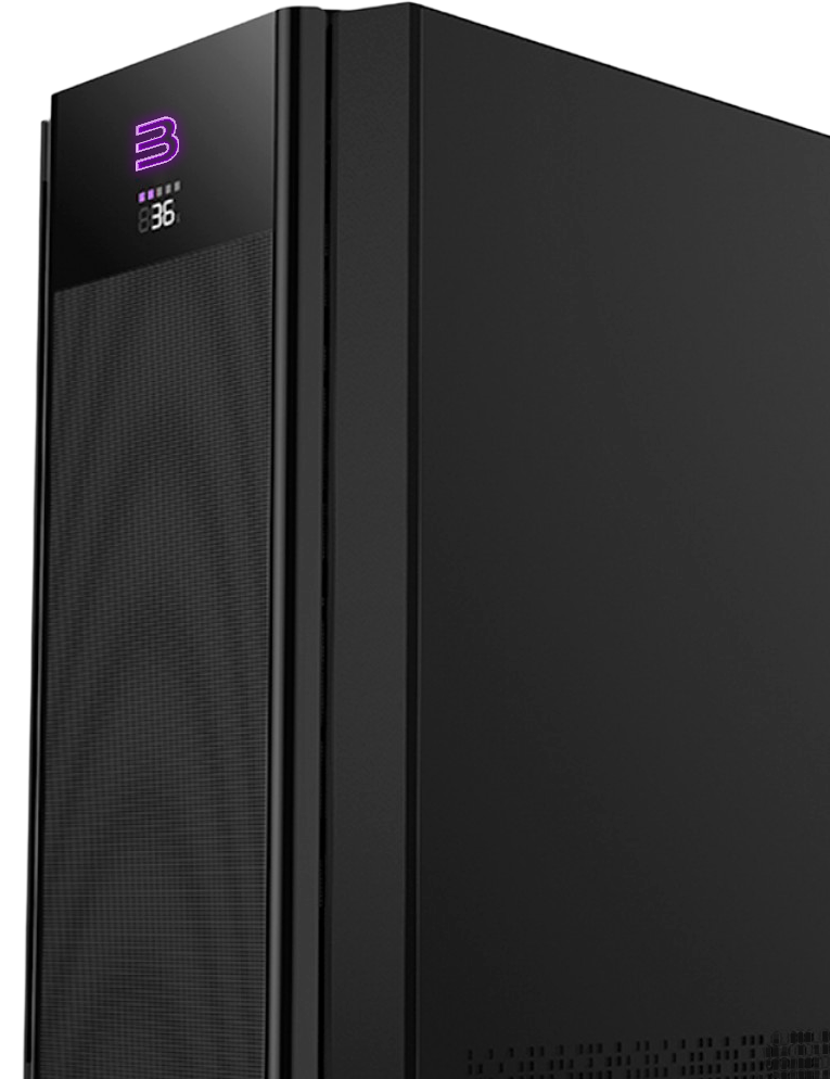 Computador empersarial com a logo da Blast info & Tech a melhor loja de informática de Londrina Paraná